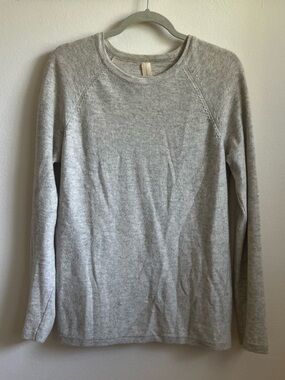 Men's Crewneck Sweater in Light Gray